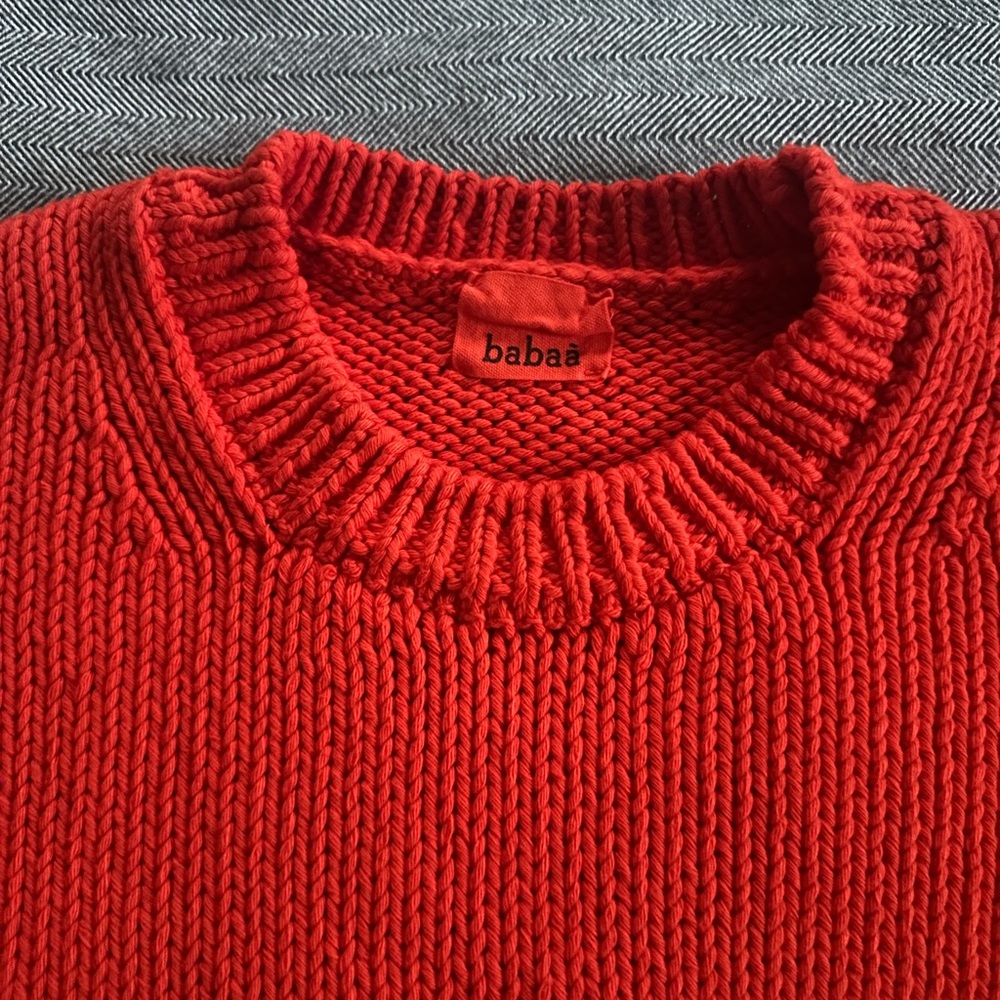 Babaa jumper no 14 in summer flame in great condition